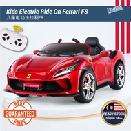 Kids Electric Ride On Ferrari F8 Kereta Budak Elektrik Ferrari F8 Elektrik Kanak-Kanak 儿童电动法拉利F8 F41