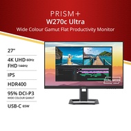 PRISM+ W270c Ultra | 27" 4K UHD IPS HDR400 Dual-Mode Display