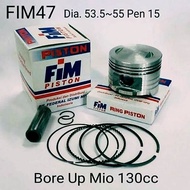 Piston kit Mio Fino Nouvo XB Size 54,5 mm Fim XB Sparepart