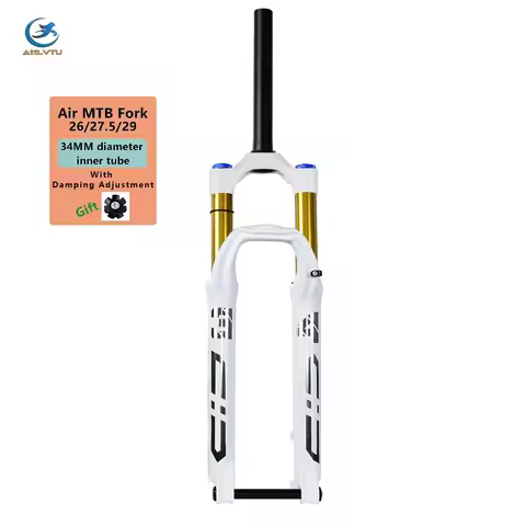 Magnesium Alloy Air Suspension Fork for MTB 26/27.5/29 Inch Straight/Tapered Steerer 140mm Travel XC