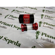 MERAH Raze Hollowtech 2 Bottom Bracket Red