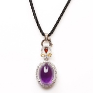 【雅紅珠寶】青雲直上天然紫水晶項鍊-925銀飾