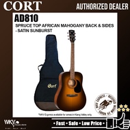 Cort AD810 Acoustic Guitar with Bag - Satin Sunburst (AD810 / AD-810 / AD 810)