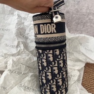 中古包 Dior 迪奧 老花刺繡小圓筒包