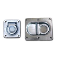 Mild Steel Small / Big Flush Ring Latch With Spring 98701-MS / 98721-MS