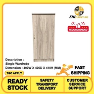 EHL FURNITURE - 1 Pintu Doors Hanger Hanging (Almari Kabinet Kayu Pakaian Baju) Wooden Wardrobe Cabinet （DIY）