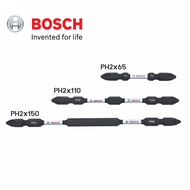 BOSCH ดอกไขควงลม ชุบแข็ง รุ่น PH2-65 / PH2-110 / PH2-150 สีดำ ของแท้ ส่งจากไทย