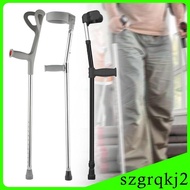 [Szgrqkj2] Forearm Crutches for Adults Lightweight Universal Arm Crutches for Women Men