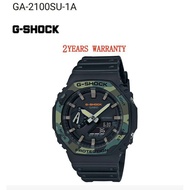 G-SHOCK GA-2100SU-1A [2YRS WARRANTY] Men Youth Carbon Core guard Structure GA-2100 GA-2100SU-1ADR