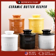 Ceramic Butter Keeper French Butter Crock Airtight Butter Storage Bekas Mentega