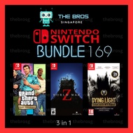 (3 in 1) GTA Trilogy + World War Z + Dying Light Definitive Edition (Nintendo Switch) Digital Games