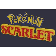 POKEMON SCARLET 3D Logo Or Fridge Magnet (2 Piece Items)