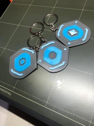 Valorant Platinum rank set keyring / Gantungan Kunci