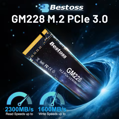 Bestoss PCIe 3.0 NVMe M.2 2280 Interface SSD 128GB 256G 512GB 1TB 2TB Gen3 Solid State Drives for PC