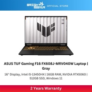 ASUS TUF Gaming F16 FX608J-MRV040W Gaming Laptop - 16" WUXGA/i5-13450HX/16GB/512GB SSD/RTX5060/Win11