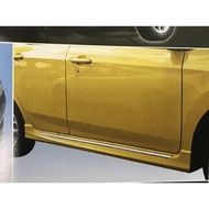 🔥READY STOCK🔥PU2552 PERODUA AXIA SIDE SKIRT WITH CHROME LINING (PU) NO PAINT