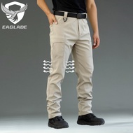 EAGLADE Tactical Cargo Pants For Men JJX8 In Khaki Waterproof Stretchable