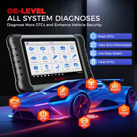 OBD2 Scanner Autel MaxiCOM MK808K-BT Diagnostic Tool Bidirectional All System Car Code Reader 38+ Se