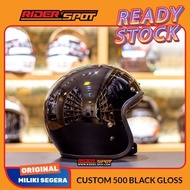Helm Motor BELL Bell Custom 500 Gloss Black Helmet Original USA