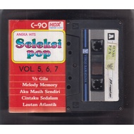 CASSETTE OF VARIOUS HITS POP SELECTION VOL 5 6 7