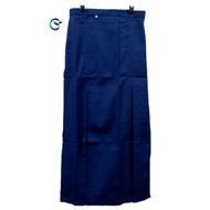 Middle school uniform Long blue span skirt | Blue junior high school span skirt