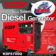 KOOP 5kva Silent Type Diesel Generator KDF6700Q Rexxon Power Tools Trading