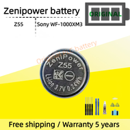 1PCS Original Sony WF-1000XM3 แบตเตอรี่ Zenipower Z55 แบตเตอรี่ 3.7V 65mAh สําหรับ WF-SP900 WF-SP700