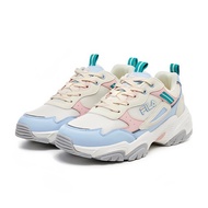 FILA Jogging Shoes Pink Blue Retro Time Thick-Soled Comfortable Old Sports Casual Women Colorful 5-J306X-135