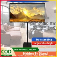 32-65 Inch Adjustable TV Stand Hidden Tilt LED LCD Monitor Mount Portable Tv Rack Stand