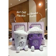 The Coffee Bean & Tea Leaf CBTL Limited Edition Cuddle Cutie Ice Blended/ Hot Cup Plushie Ice Blende