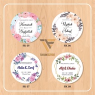 STICKER KAHWIN / GOODIES STICKER / WEDDING STICKER READY DESIGN