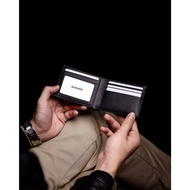 Mercury men's wallet (Horizontal/Vertical) - Taiga leather, size 11 x 9.5 cm, Artemis brand