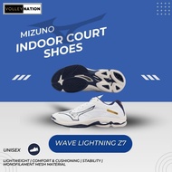 MIzuno Wave Lightning Z7 White/Blue Ribbon/Mp Gold