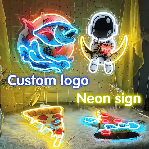 Neon Sign Custom 3D Sign for Business Logo, Large Custom LED Neon Business Logo Sign Custom Logo Sig
