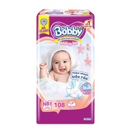 1 Bịch Miếng lót Bobby size Newborn 1 108 miếng (dưới 5kg)
