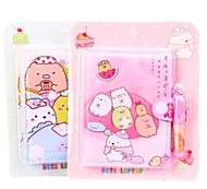 ✨🦄📔🖊️ MEDIUM SIZE Children Notebook Pen Gift Set 💖 Kids Birthday Party Gifts Children Day Gifts💖Frozen Pokemon Spiderman Baby Shark McQueen Avengers Hello Kitty Unicorn Pikachu Sofia Summiko LOL Christmas Gifts