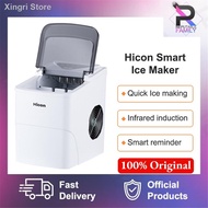 ⊕Hicon Ice Maker Mini Business Home Electric Automatic 15kg-24H Commercial Coffee Fast Making Machin