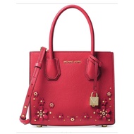 (READY STOCK MY) MERCER MD MESSENGER LEATHER 30T8GM9M2Y- DEEP PINK