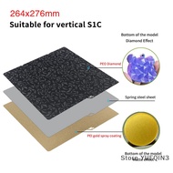Store YUEQIN3 Cho Anycubic kobra S1 Combo Tấm PEI tấm 264x276 PEI kết cấu hai mặt heatbed cho kobra