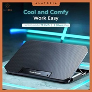 Taffware Laptop Cooling Pad USB Cooling Fan 2 Fan 17 Inch - Q100