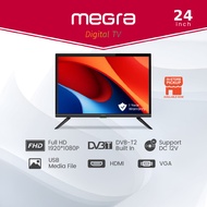 Megra TV 24 Inch Full HD 1080P LED TV With Built In MYTV Digital Television FHD TV 24寸电视机