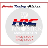 Sticker Honda Racing HRC Racing Sticker Motor Car