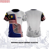 (Fuhui01) Merdeka 67 shirts T shirts axelent fashion merdeka jersey sublimation te short sleeve [rea