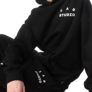 IAB Studio Korean Street Wear Hot-Selling Letter Printed Hooded Long-Sleeved Sweatshirt Pull