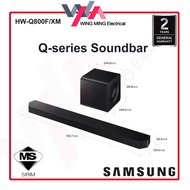 【PURE BLACK】Samsung HW-Q800F/XM 3.1.2Ch Wireless Dolby Atmos Soundbar Slim Design Q-Symphony HDMI