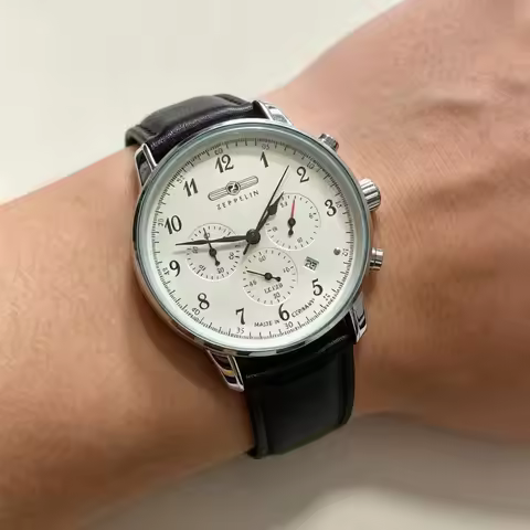 New Fashion Zeppelin Luxury Date Brand Watch Multi Functional Chronograph Classic Retro Business Men