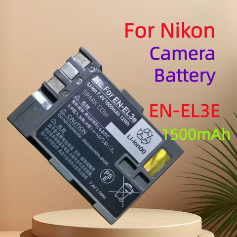 High quality 1500mAh EN-EL3e EN EL3E Battery or Charger For Nikon Camera D300S D700 D90 D300 D200 D8