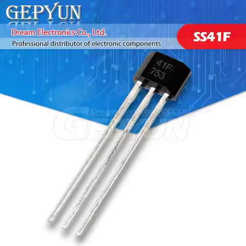 50PCS 41F 0H41 OH41F SH41 SS41F S41 SH41F TO92 Bipolar Hall Element Sensor Motor Electric Car Motor 