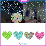 L4 - R74 Stiker Bintang Per 100pcs / Stiker Dinding / Glow In The Dark/Stiker Dekorasi 3D