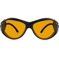 New Professional OD 6+ 190nm-490nm Wavelength UV light/Violet & Blue Laser Safety Glasses for 405nm,